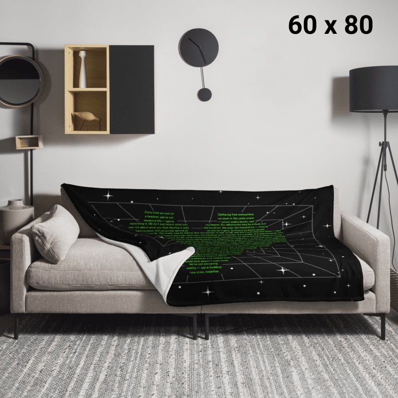 We Love VR Pixel Heart Throw Blanket product image (5)