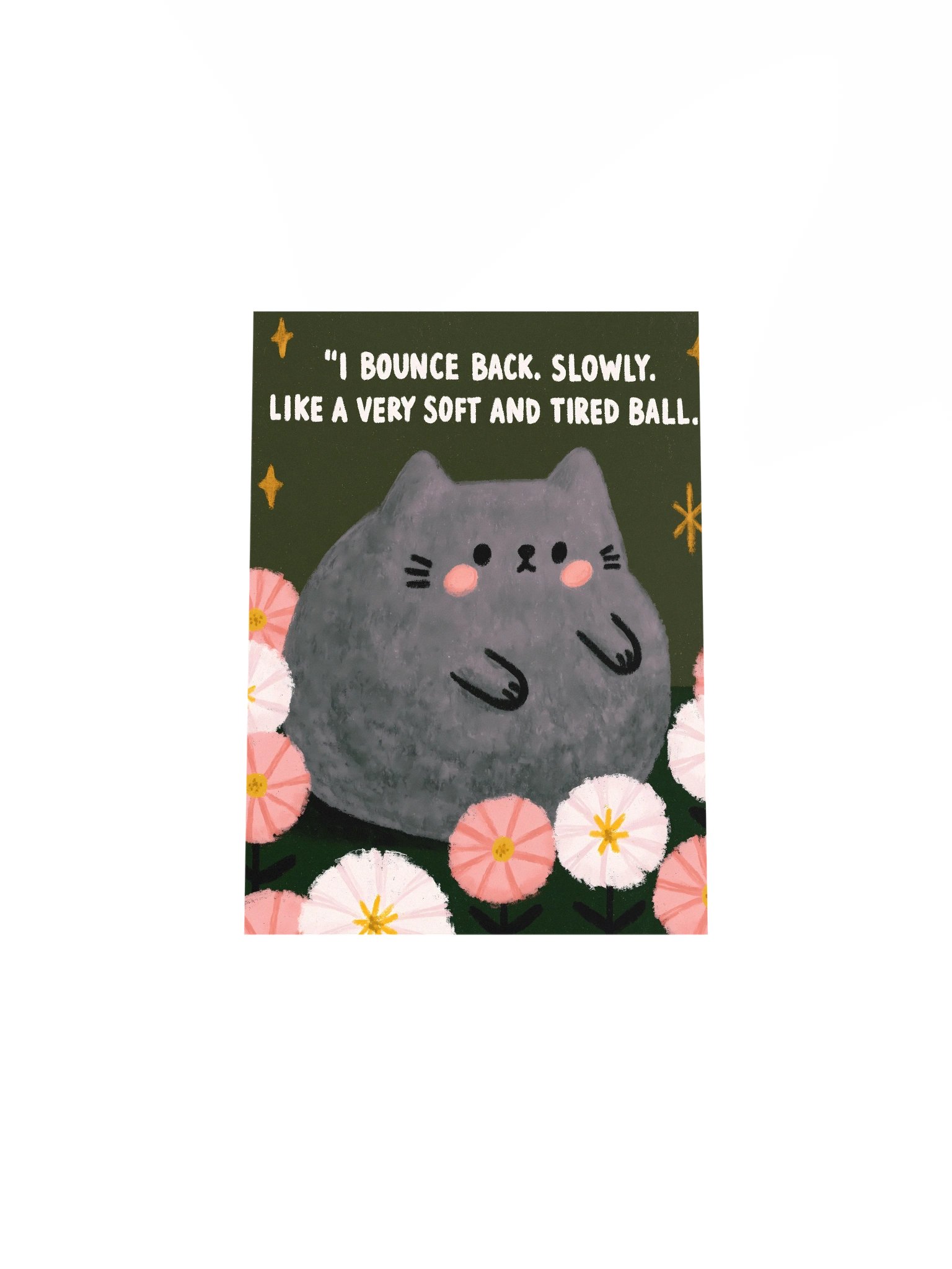 Soft Bounce Back Cat Poster product image (21)