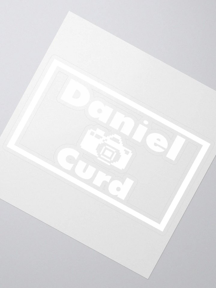 Daniel Curd Productions White Sticker product image (2)