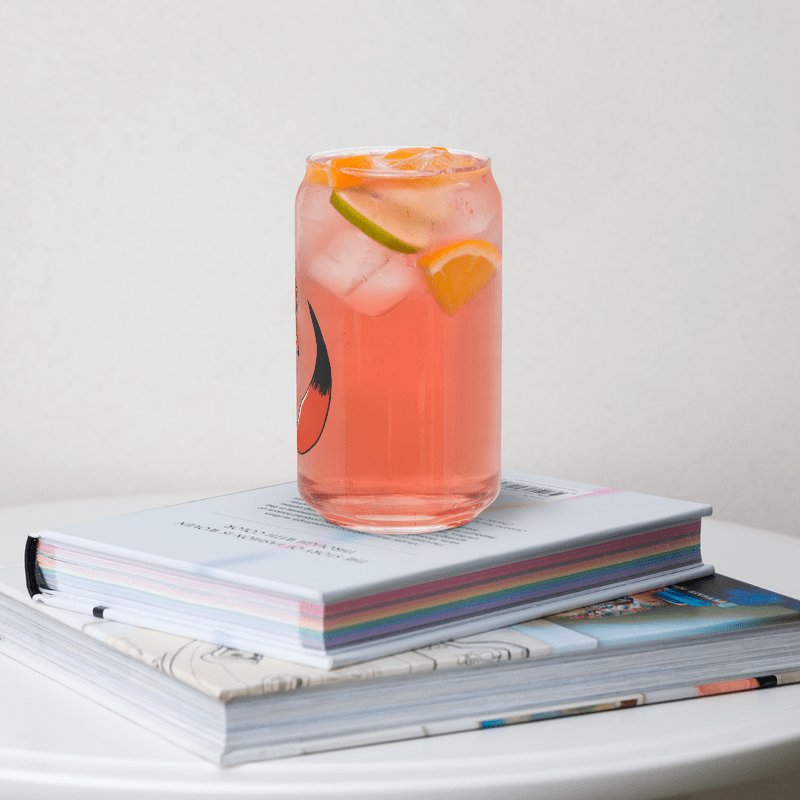 Calming Red Fox Can-Shaped Glass product image (6)