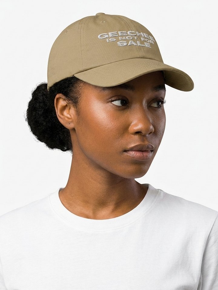 GEECHIE Is Not for Sale Dad Hat product image (2)