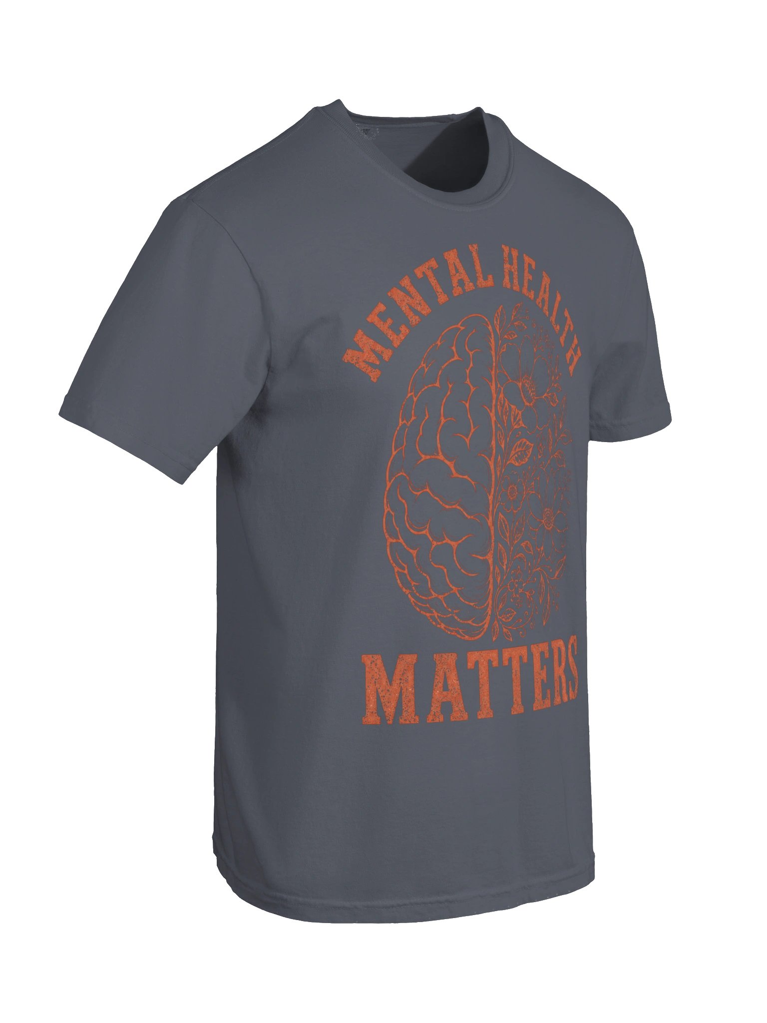 Mental Health Matters Floral Brain Tee product image (44)