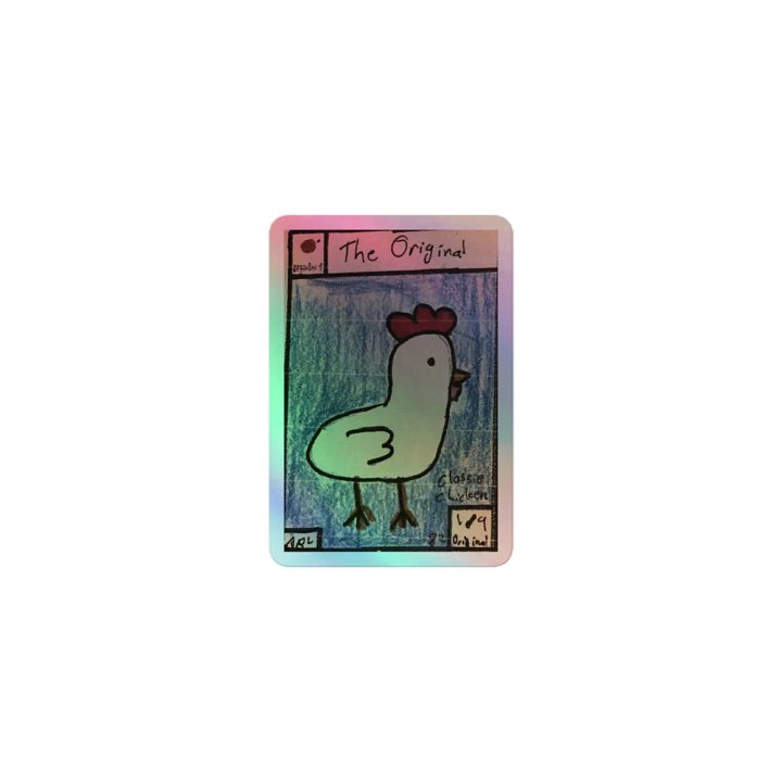 Original Chicken Holo Sticker product image (1)