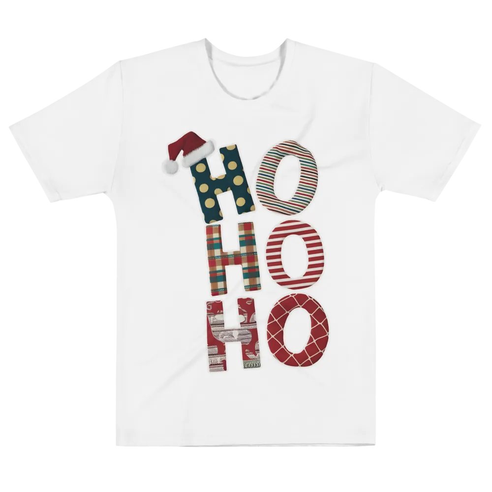 HO HO HO Text T Shirt product image (6)
