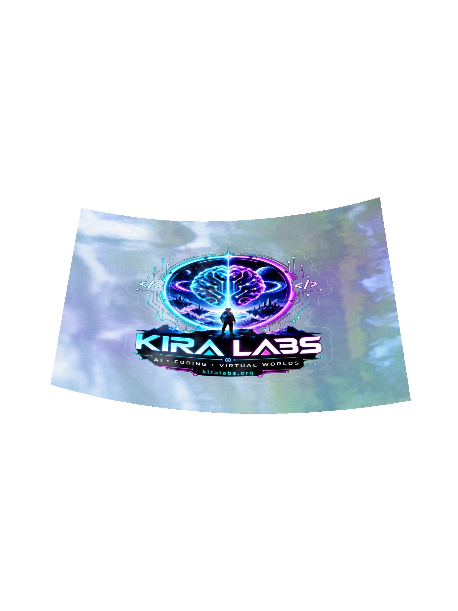 Kira Labs AI Coding Virtual Worlds Holographic Sticker product image (16)