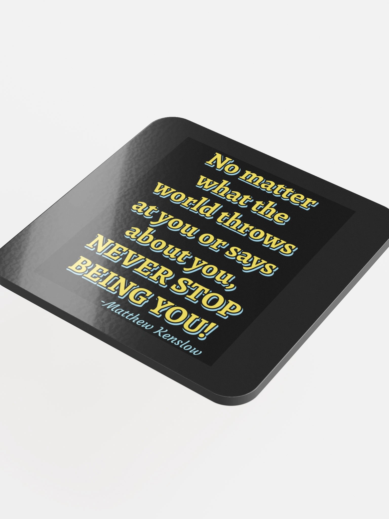 Glossed Cork Coaster [Quote 4] product image (4)