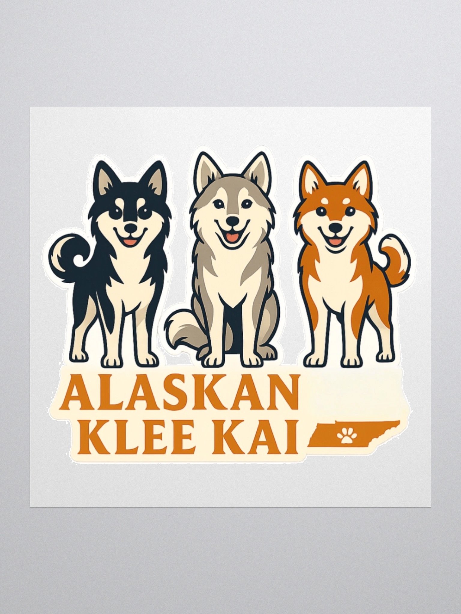 Klee Kai Crew Sticker product image (1)