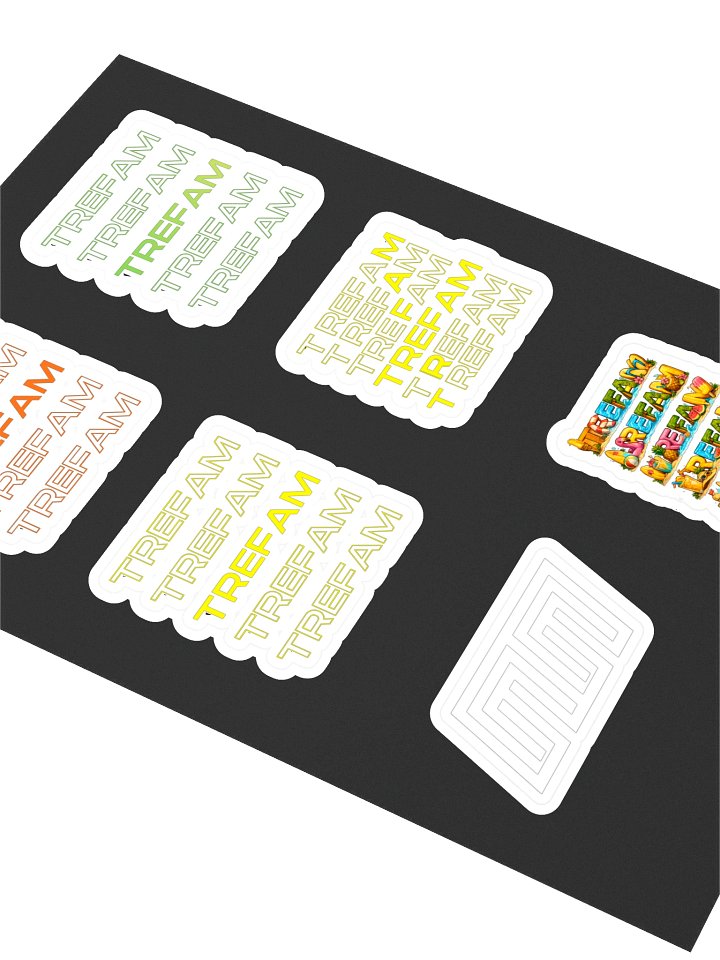 TREFAM Logo Variation Sticker Sheet product image (2)