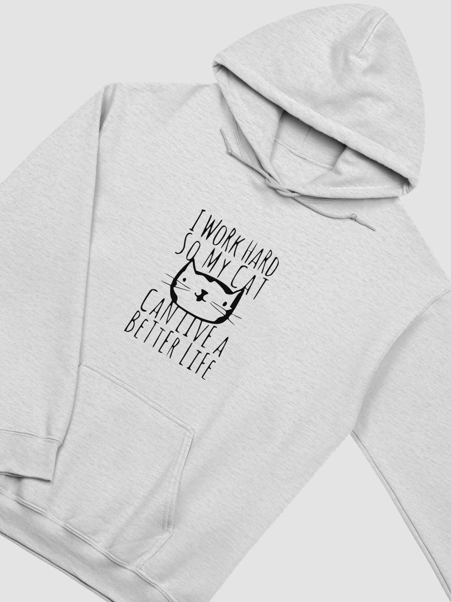 Cat Lover's Work Hard Hoodie product image (29)