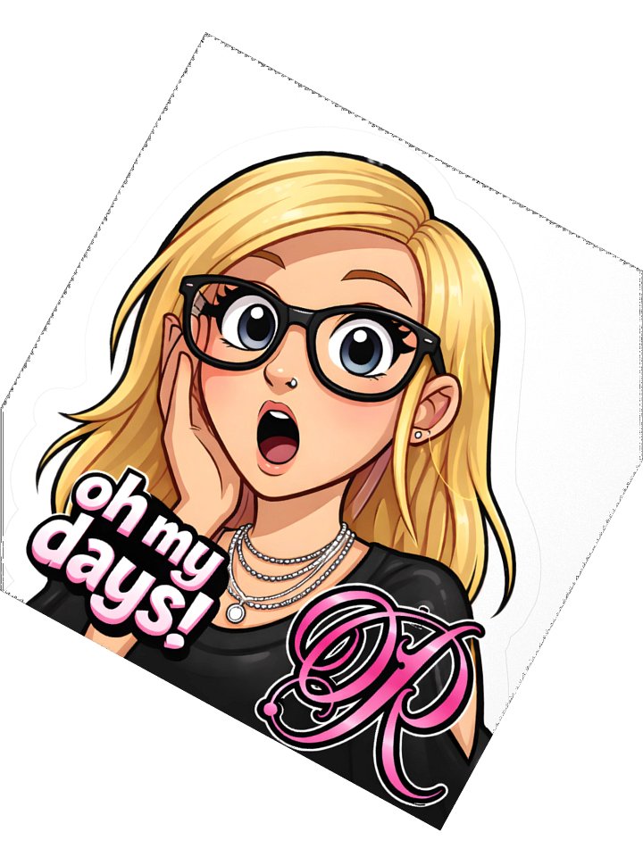 Oh My Days! Kiss Cut Sticker product image (3)