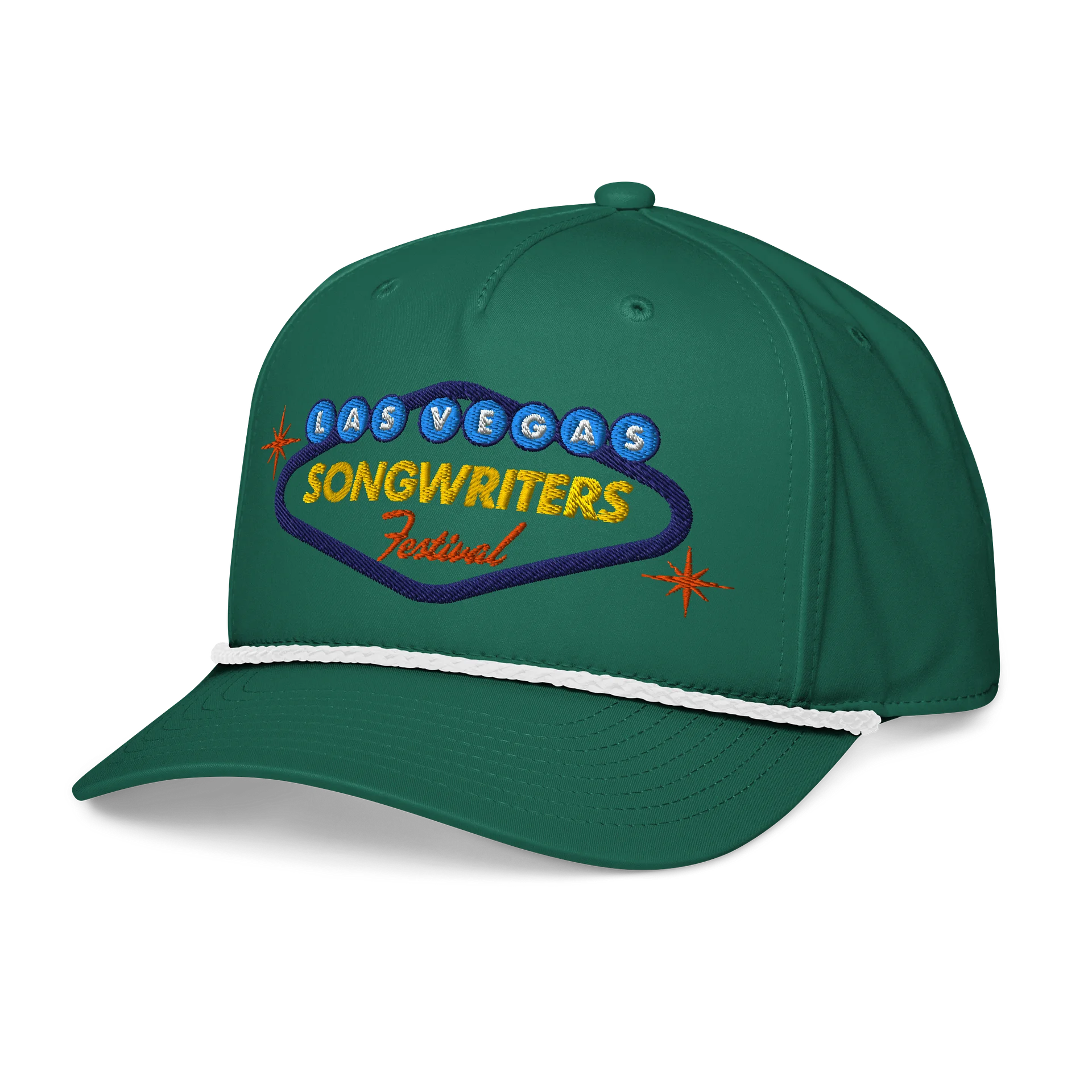 Vintage Las Vegas Songwriters Festival Cap - White or Green product image (3)