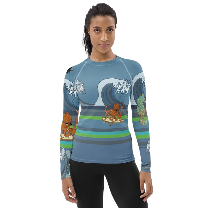 Octopus Wave Women's Rash Guard product image (1)