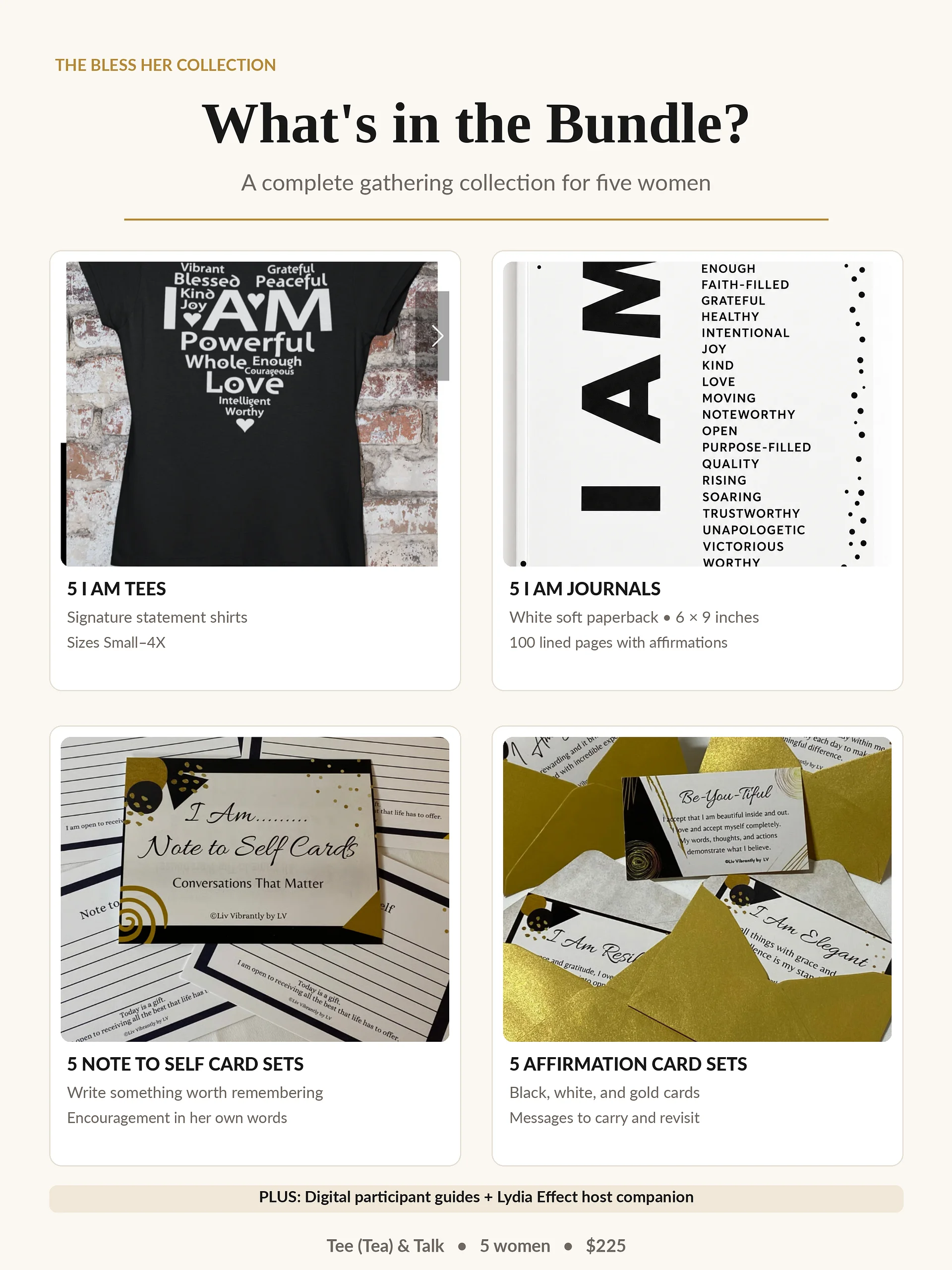 Bless Her Bundle: Tee (Tea) & Talk product image (2)