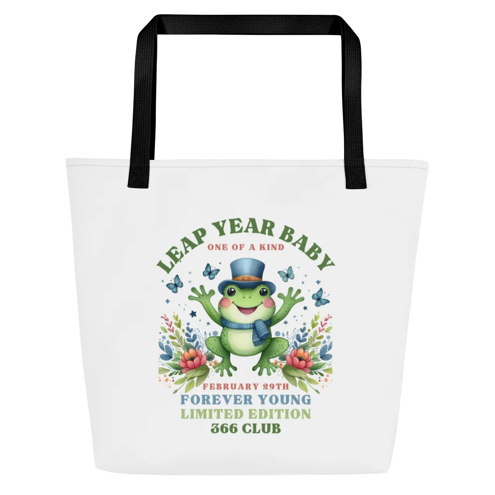 Leap Year Birthday Tote Bag One of a Kind February 29th Forever Young Limited Edition 366 Club Gift product image (2)