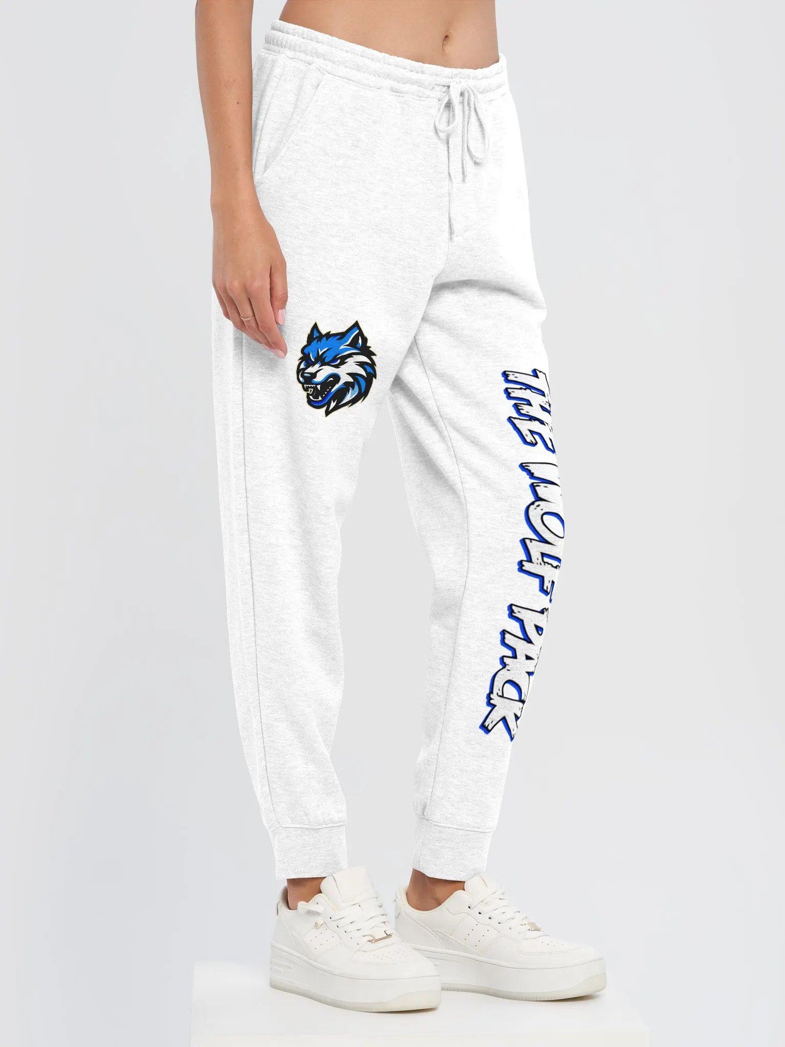 Wolf Pack Sweatpants White product image (3)