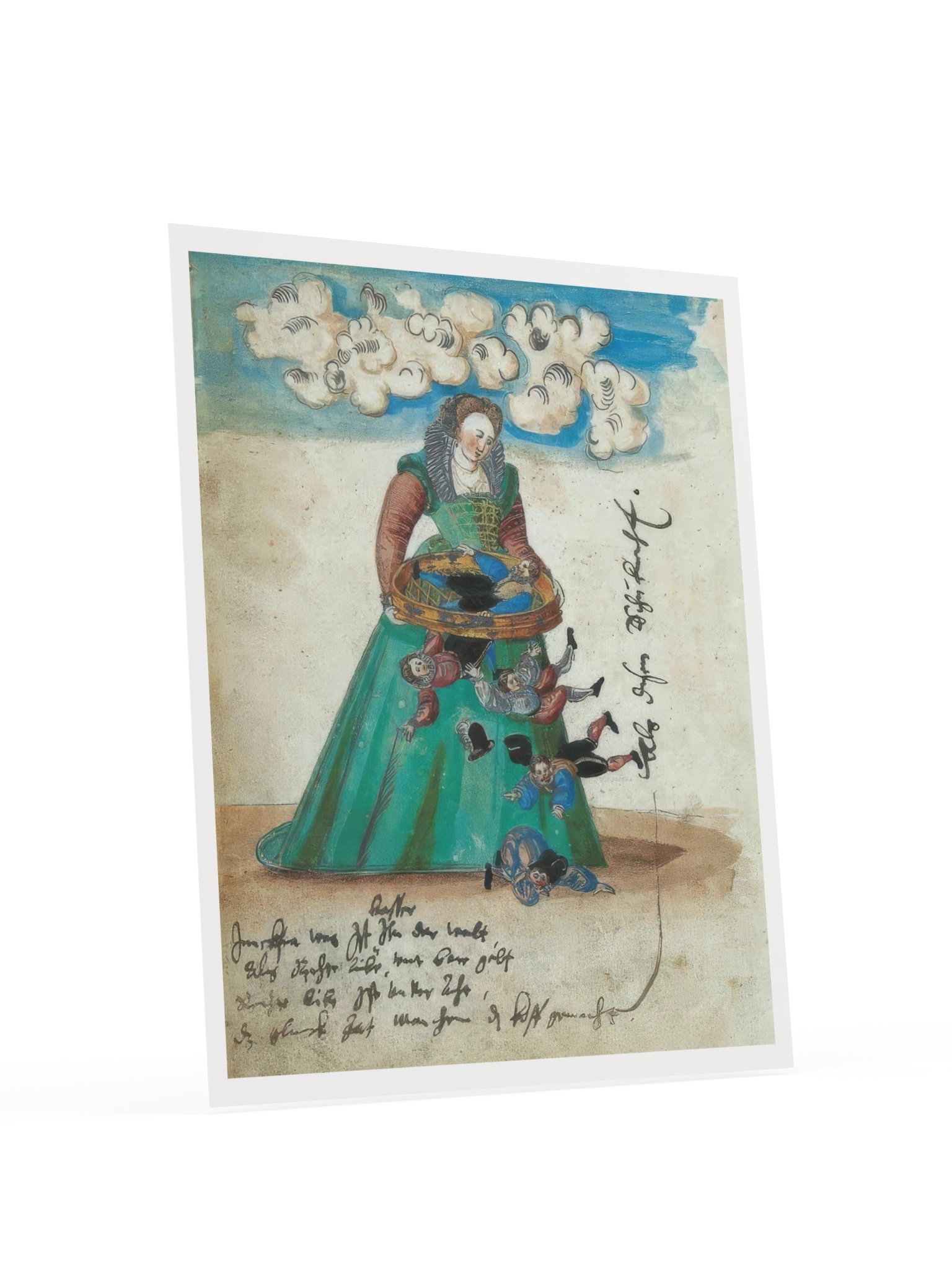 Sieving Suitors by Daniel von Reden - Art Print Poster 8 x 10 " product image (3)