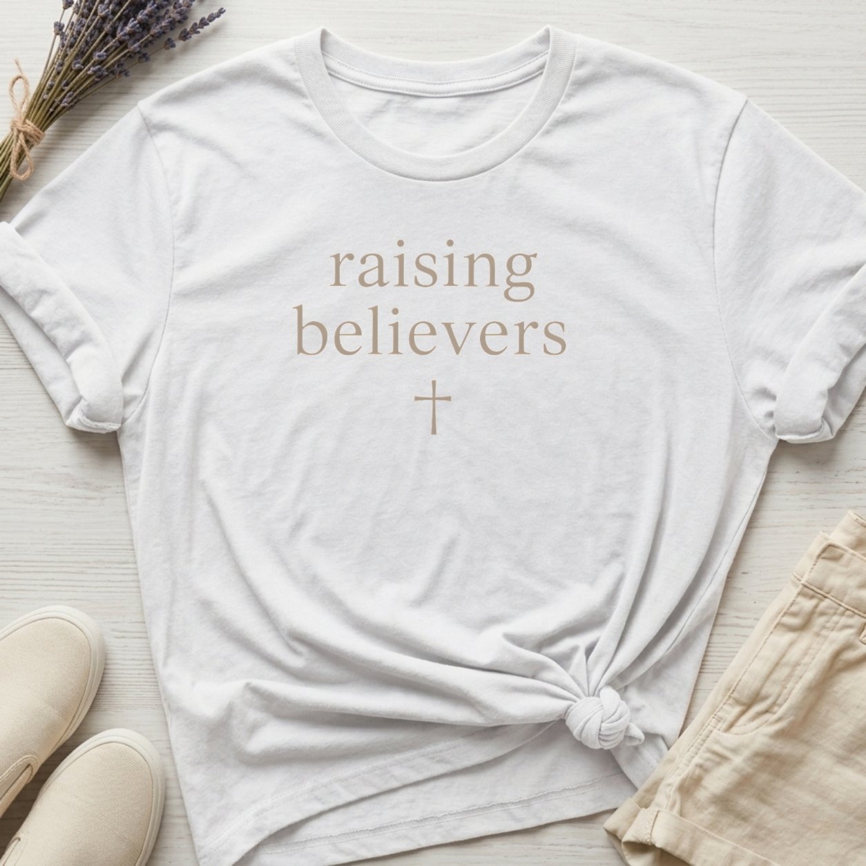 Heritage Goods: "Raising Believers 1" Organic T-Shirt product image (1)