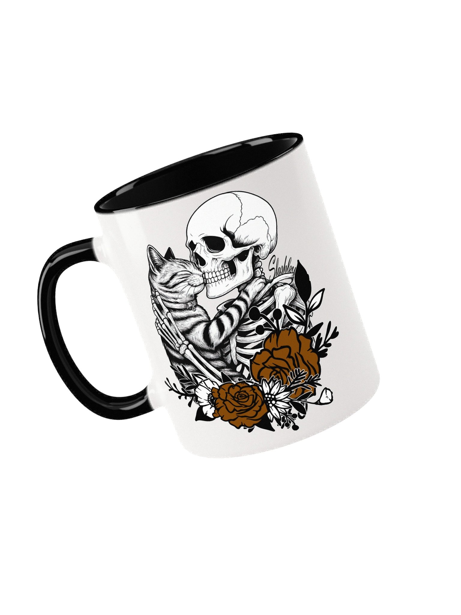 Cat and Skeleton mug product image (3)