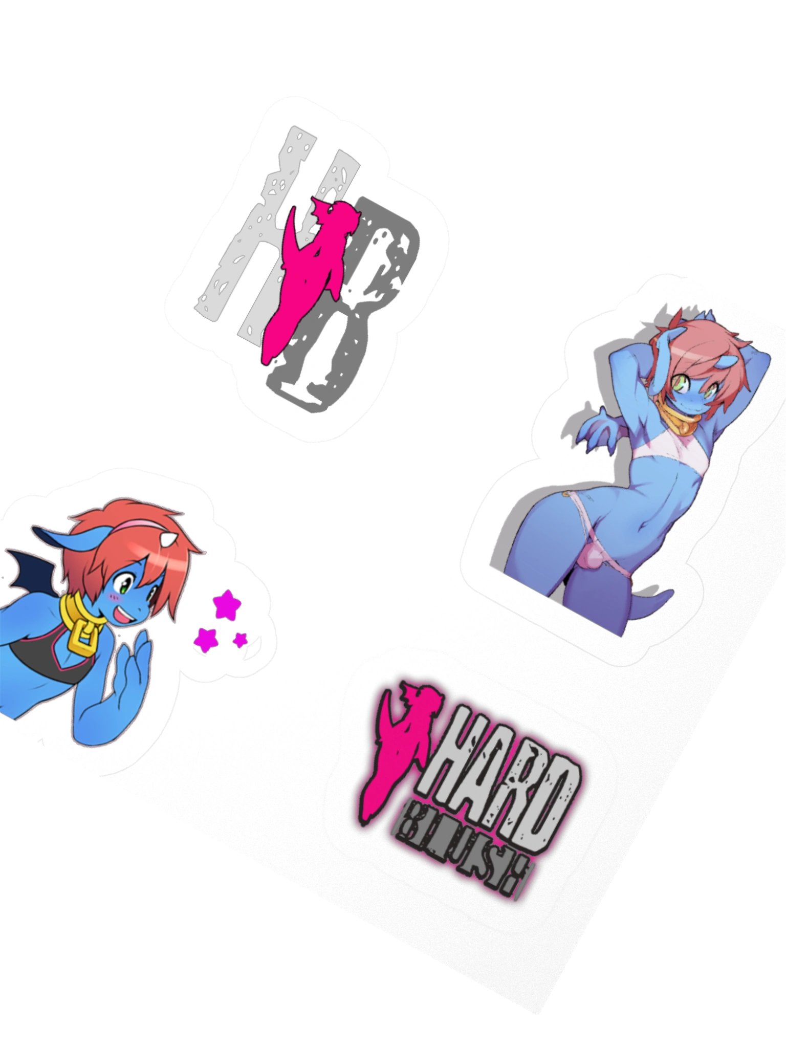 Hardblush Unigan Sticker product image (2)