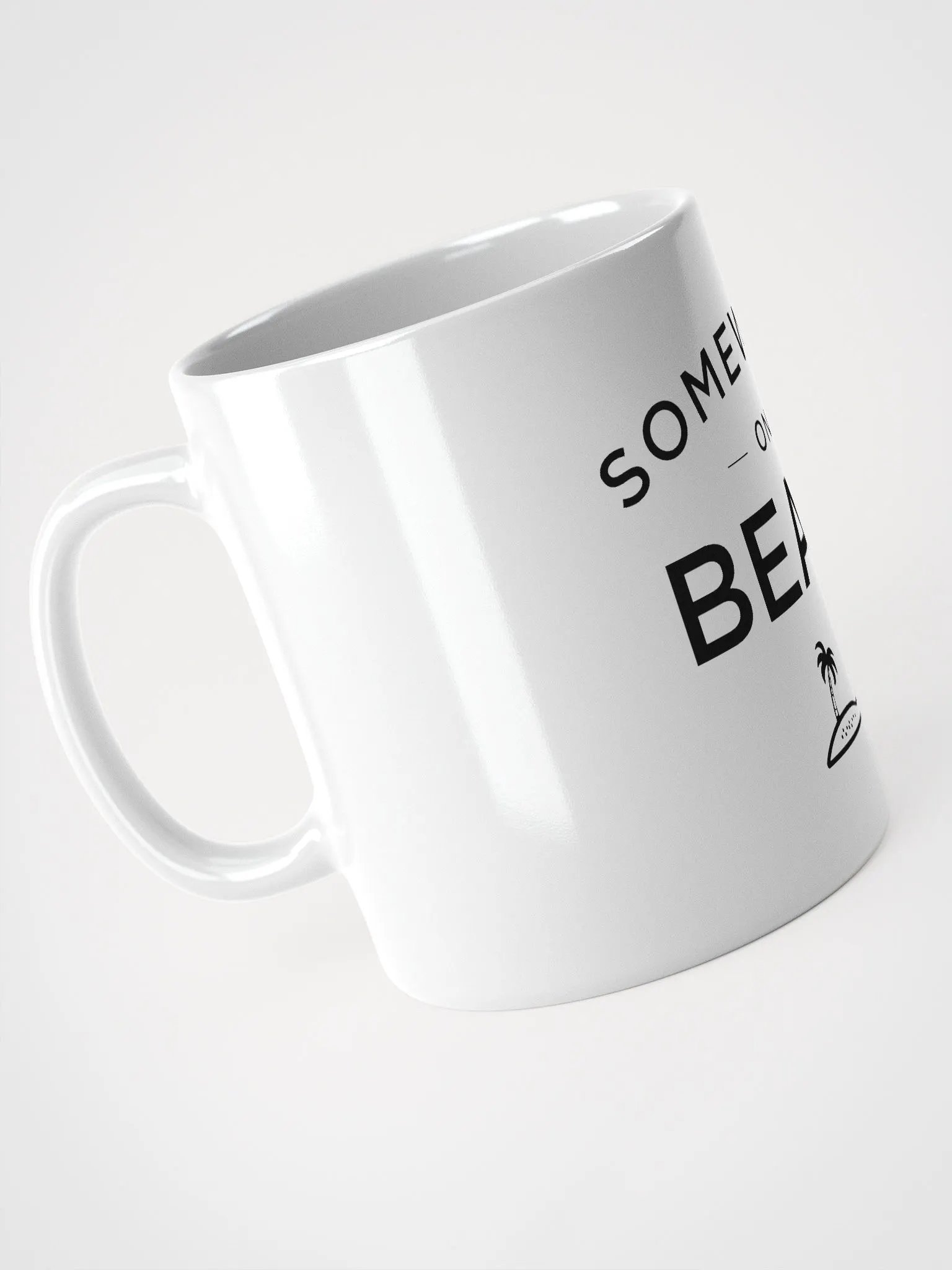 Somewhere on a Beach Mug - White product image (5)