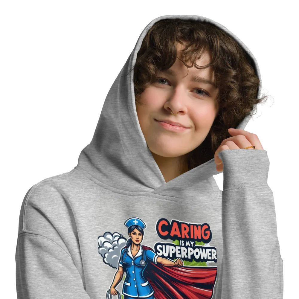 Caring Superhero Nurse Hoodie product image (39)