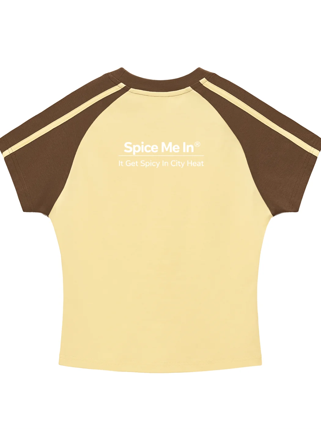 SMM Contrast Stripes Bodycon Raglan Sleeve T-Shirt product image (7)