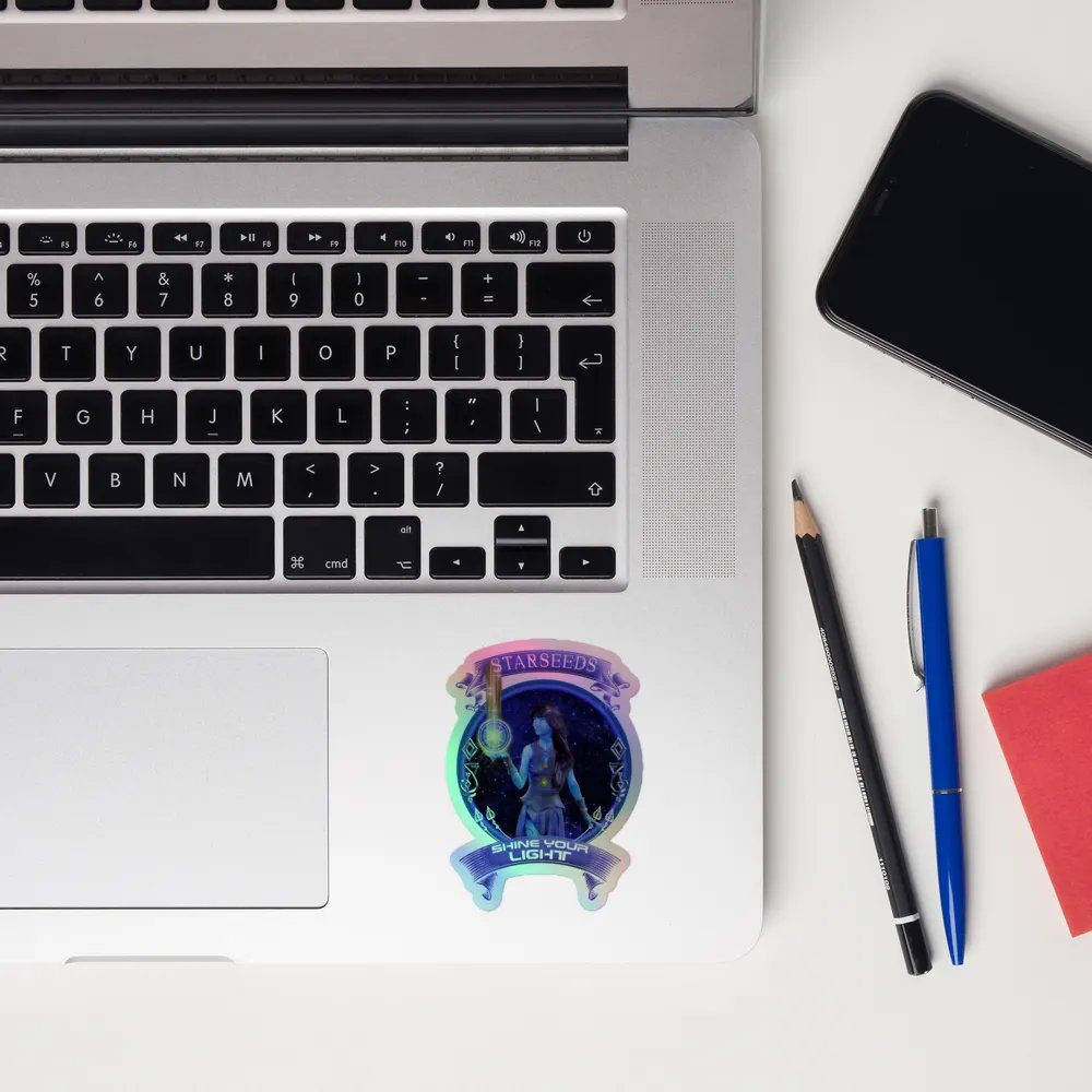 Starseeds SHINE YOUR LIGHT Holographic Kiss-Cut Sticker product image (2)