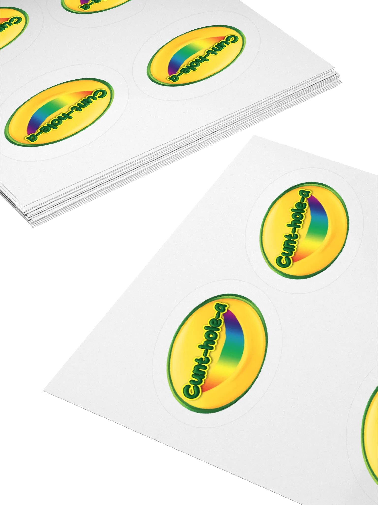 CUNT-HOLE-A STICKERS (4-PACK) product image (4)