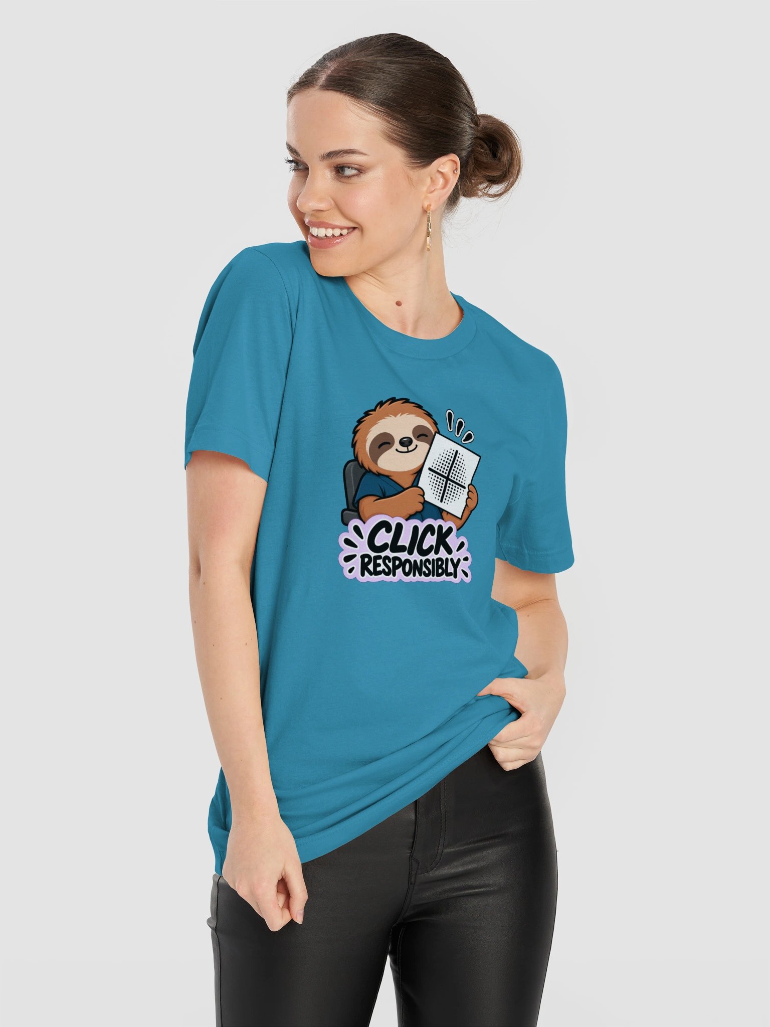 Sleepy Optometrist Click Responsibly T-Shirt product image (3)