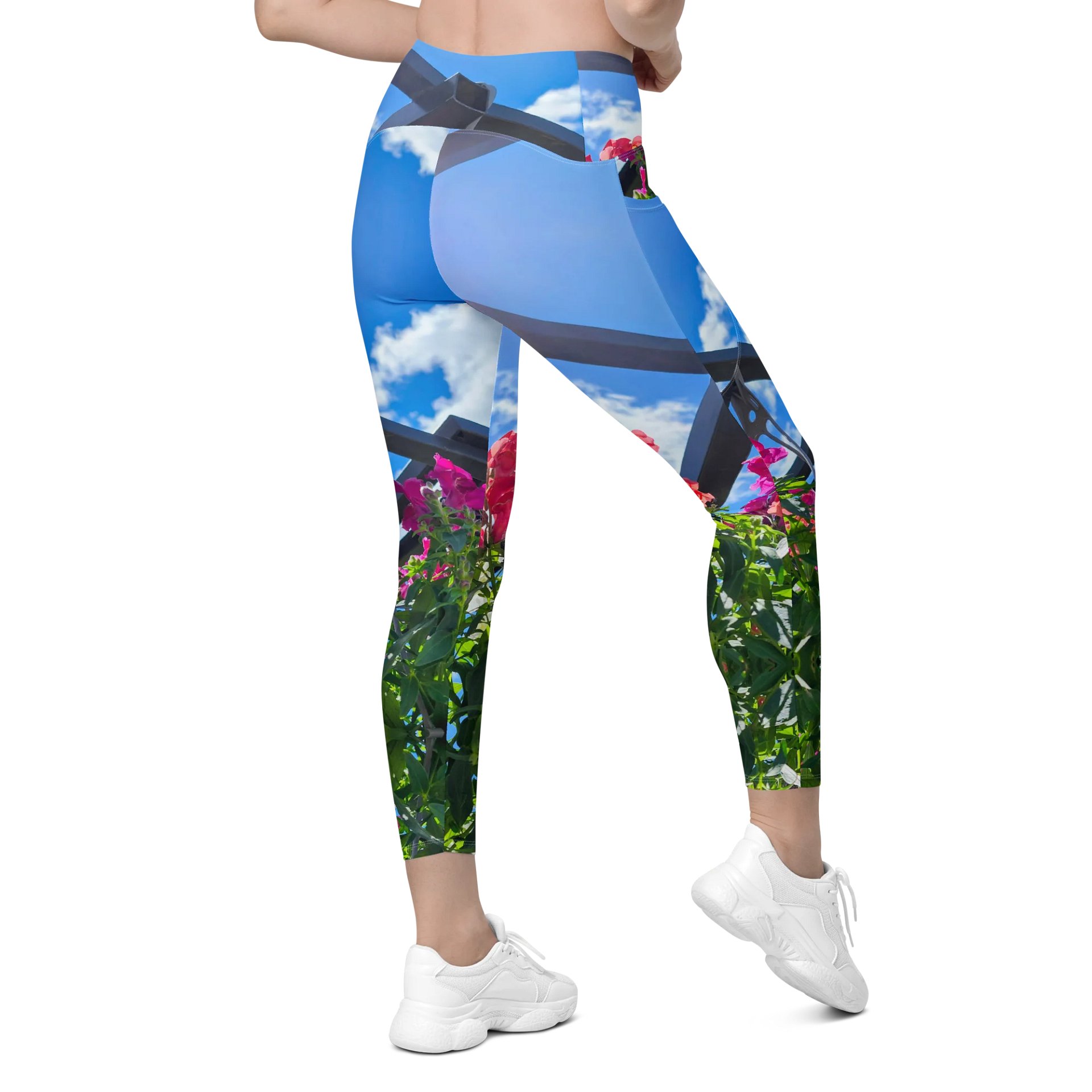 Spring Flowers Leggings with Pockets product image (9)
