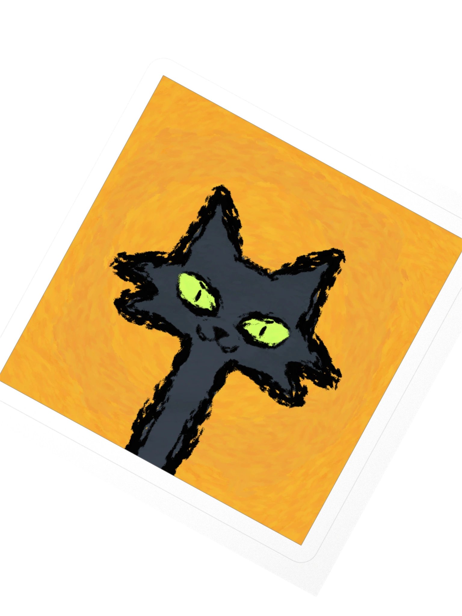 Mischievous Cat Sticker product image (2)