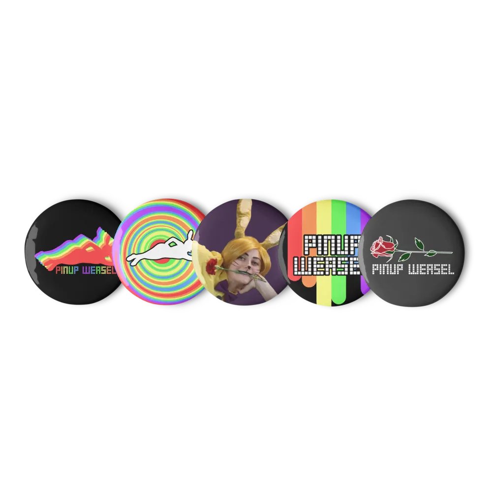 Pinup Weasel Buttons product image (2)