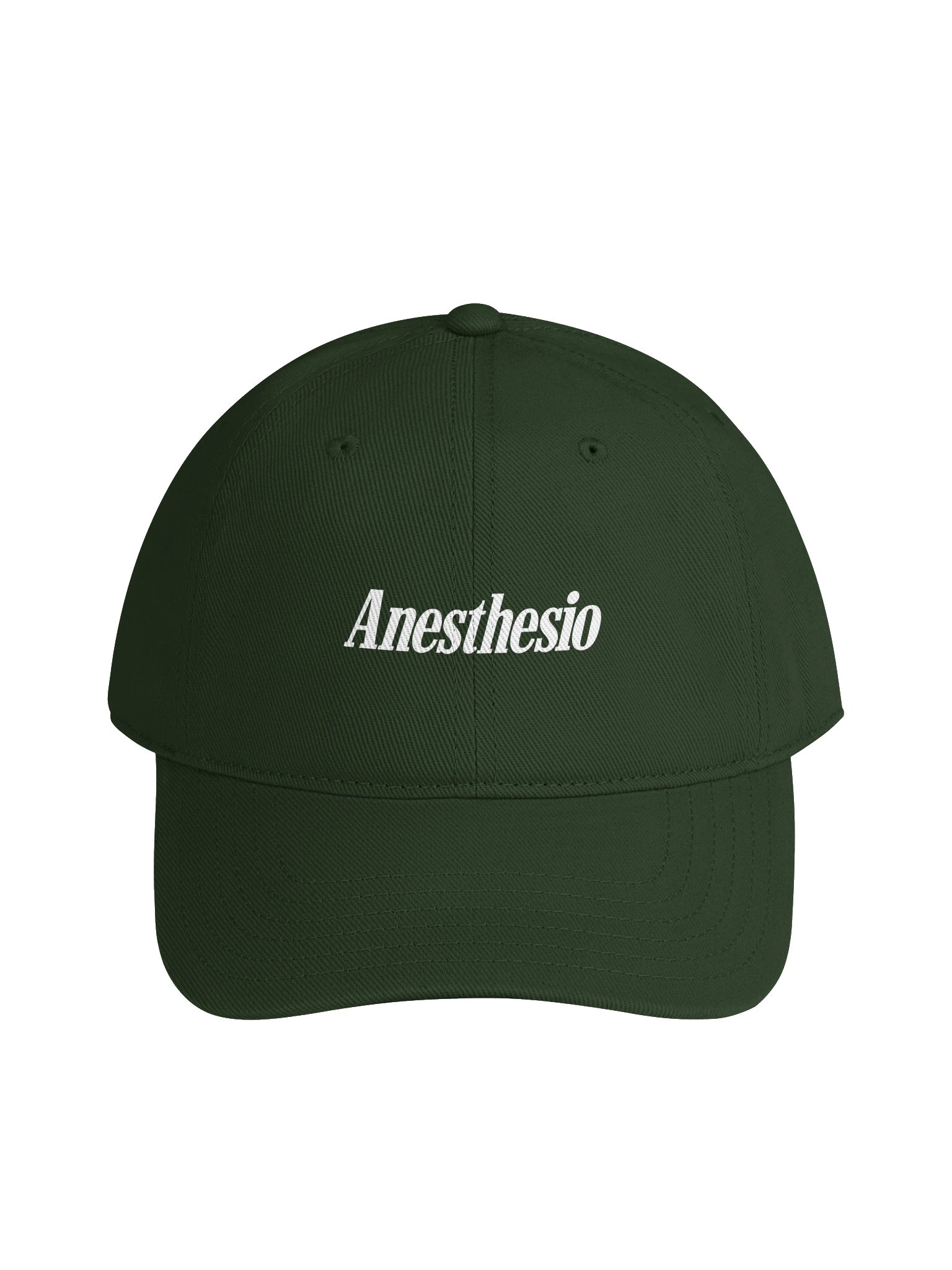 Anesthesio Dark Green Logo Cap
