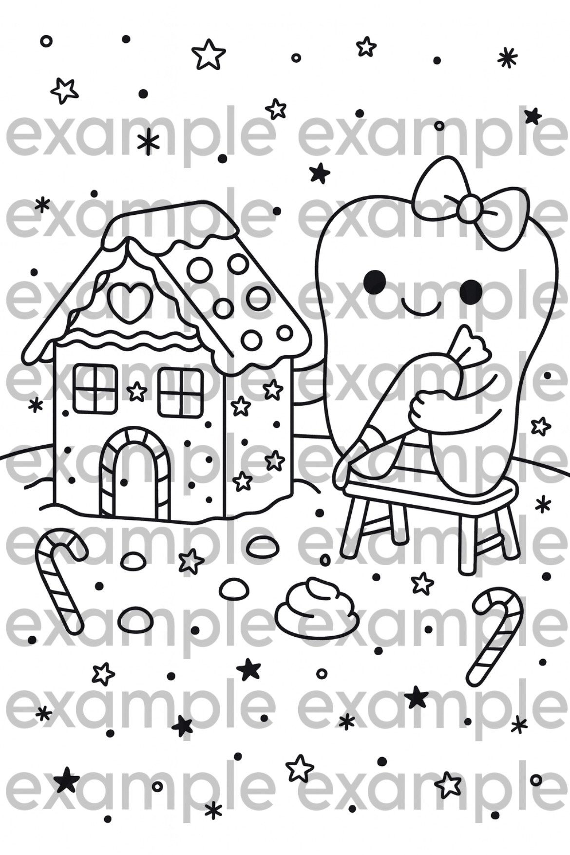 Very Merry Brushmas Coloring Pages product image (5)