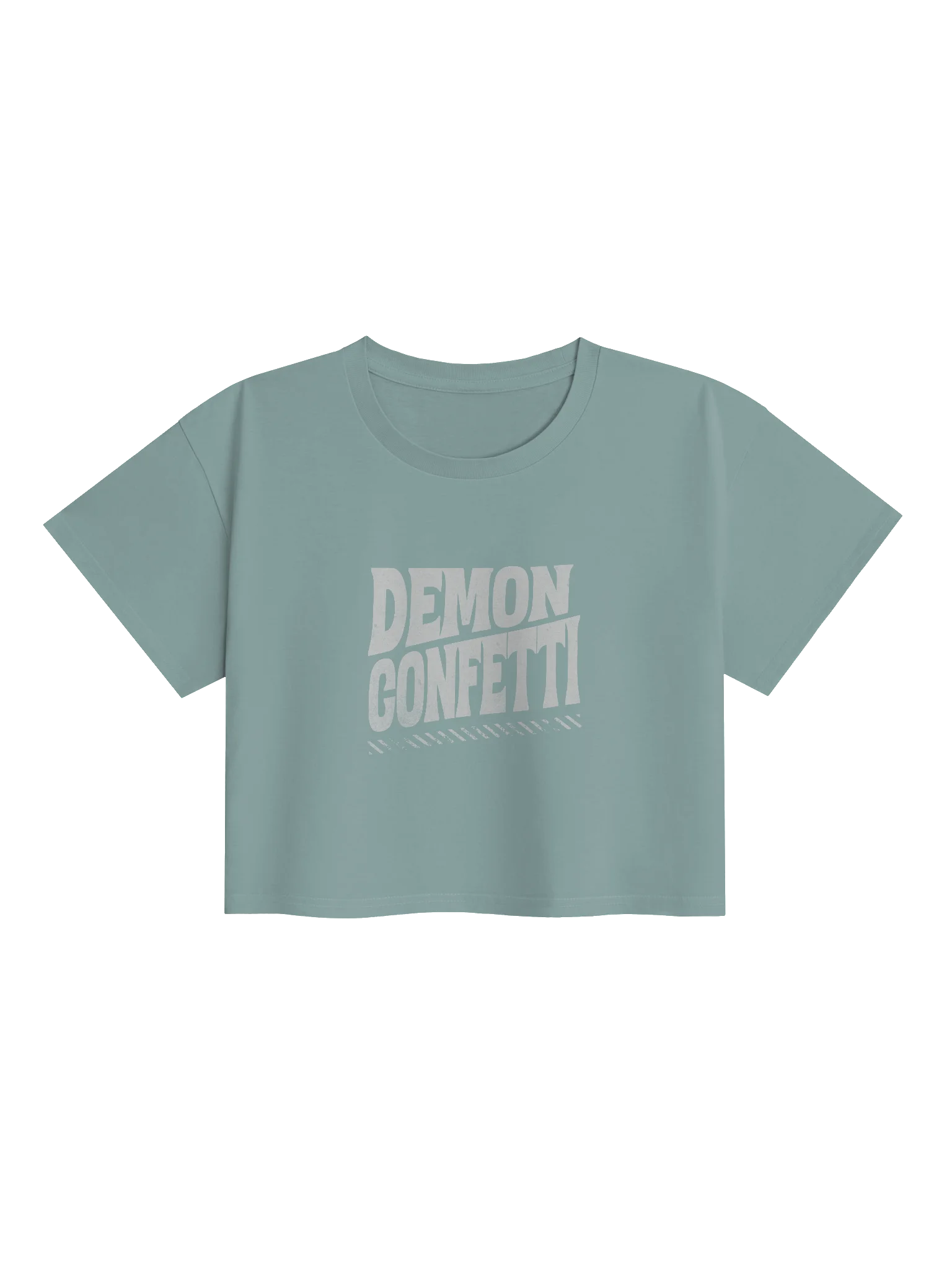DEMON CONFETTI CROPPED TEE product image (1)