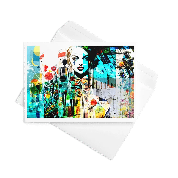 Abstract Diva by Edward Martin Card product image (1)