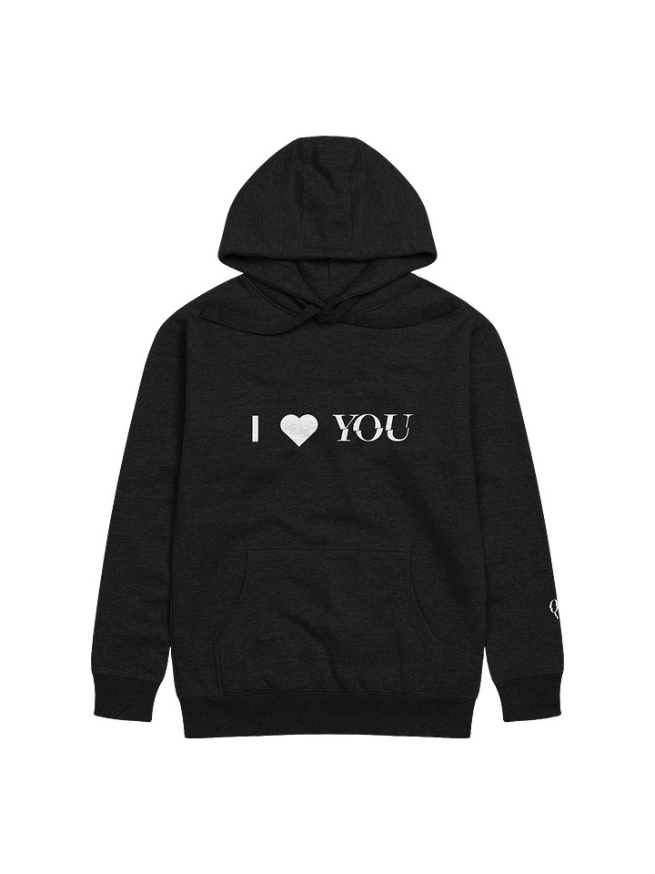 "I heart YOU" Hoodie dark product image (3)