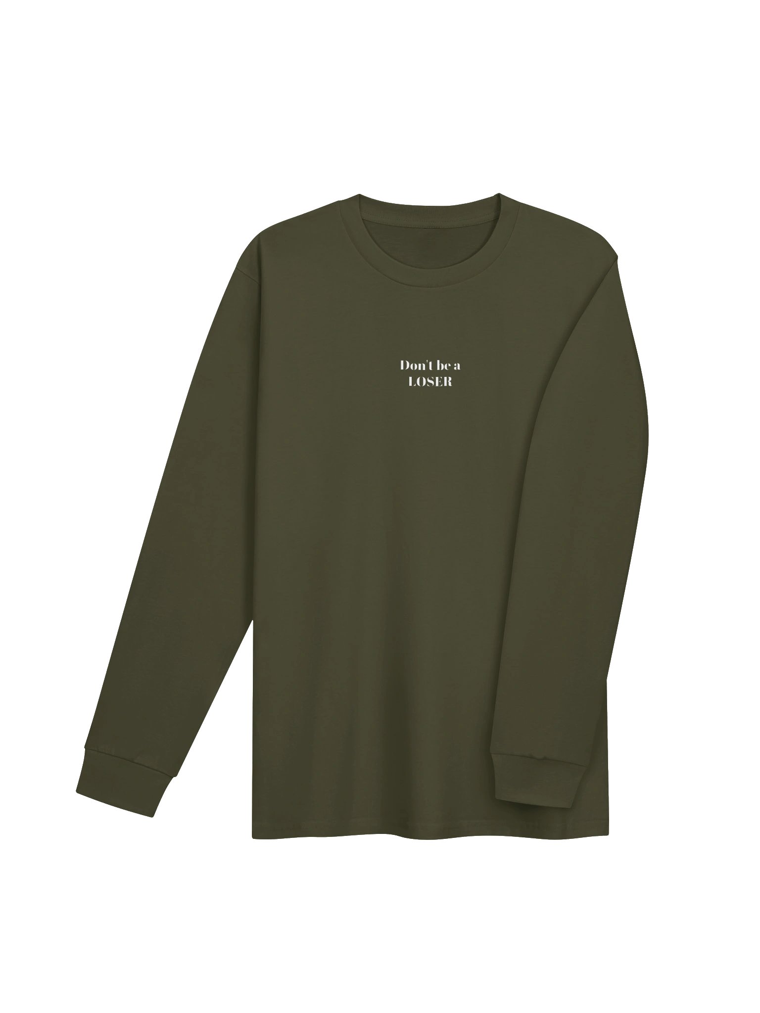 Unisex cotton Long sleeve (army green) product image (4)