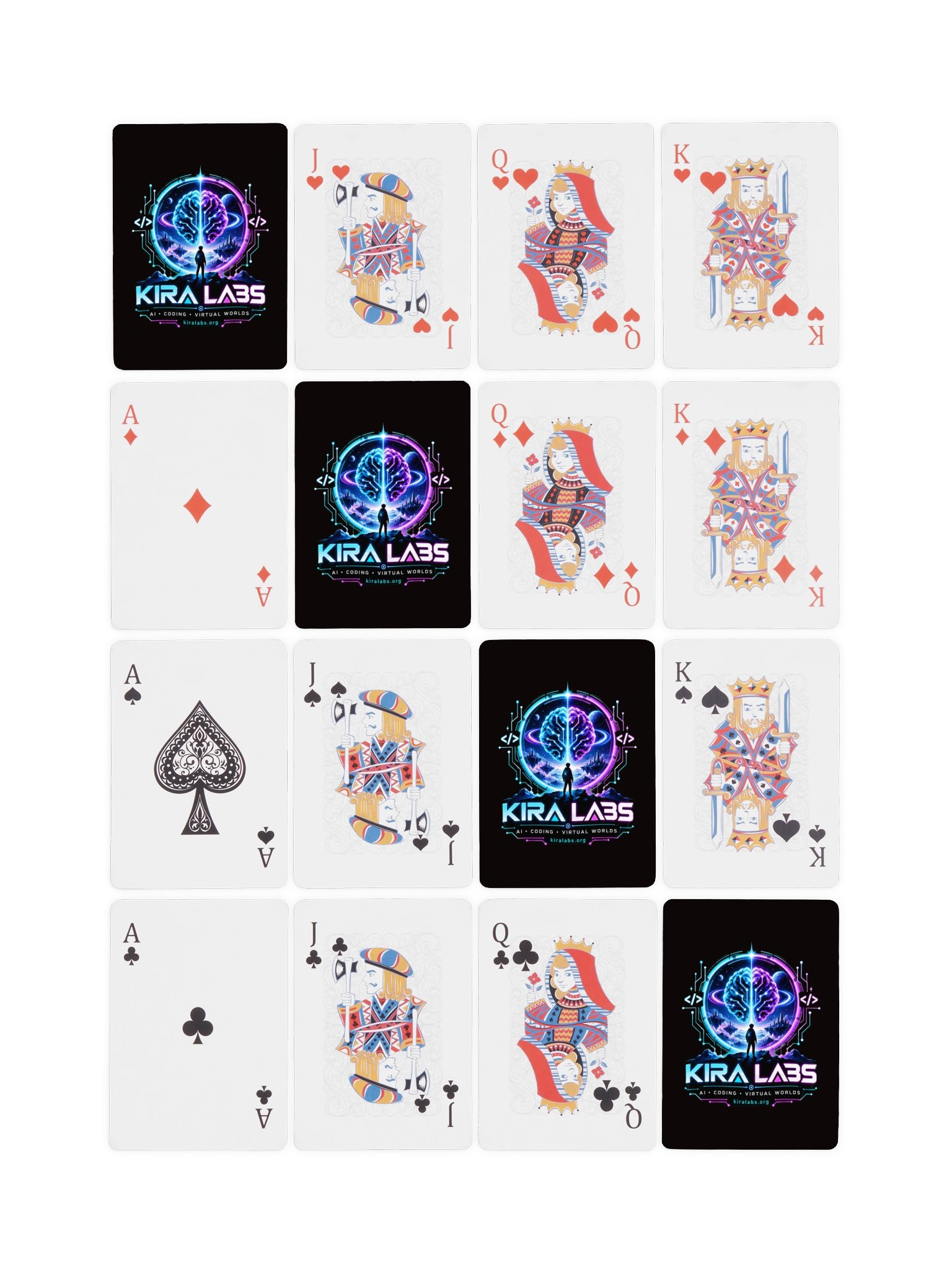 Kira Labs AI Coding Virtual Worlds Playing Cards product image (5)