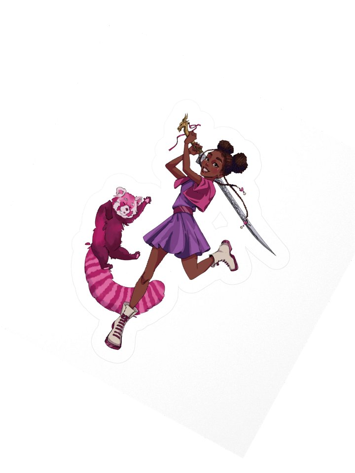 Reena Ellis and Bast Character Sticker (Mazzaroth: Dragons) product image (2)