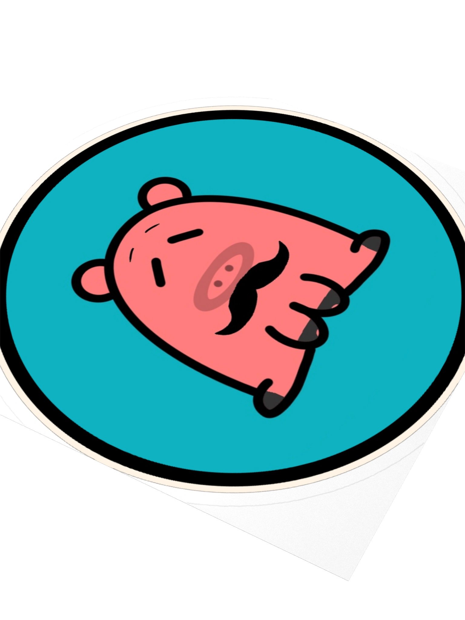 Fancy Piglet Sticker product image (9)