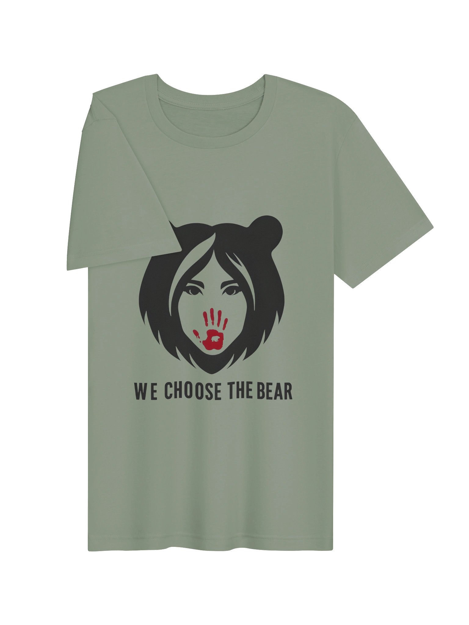 W E Choose the Bear (sage tee) product image (2)