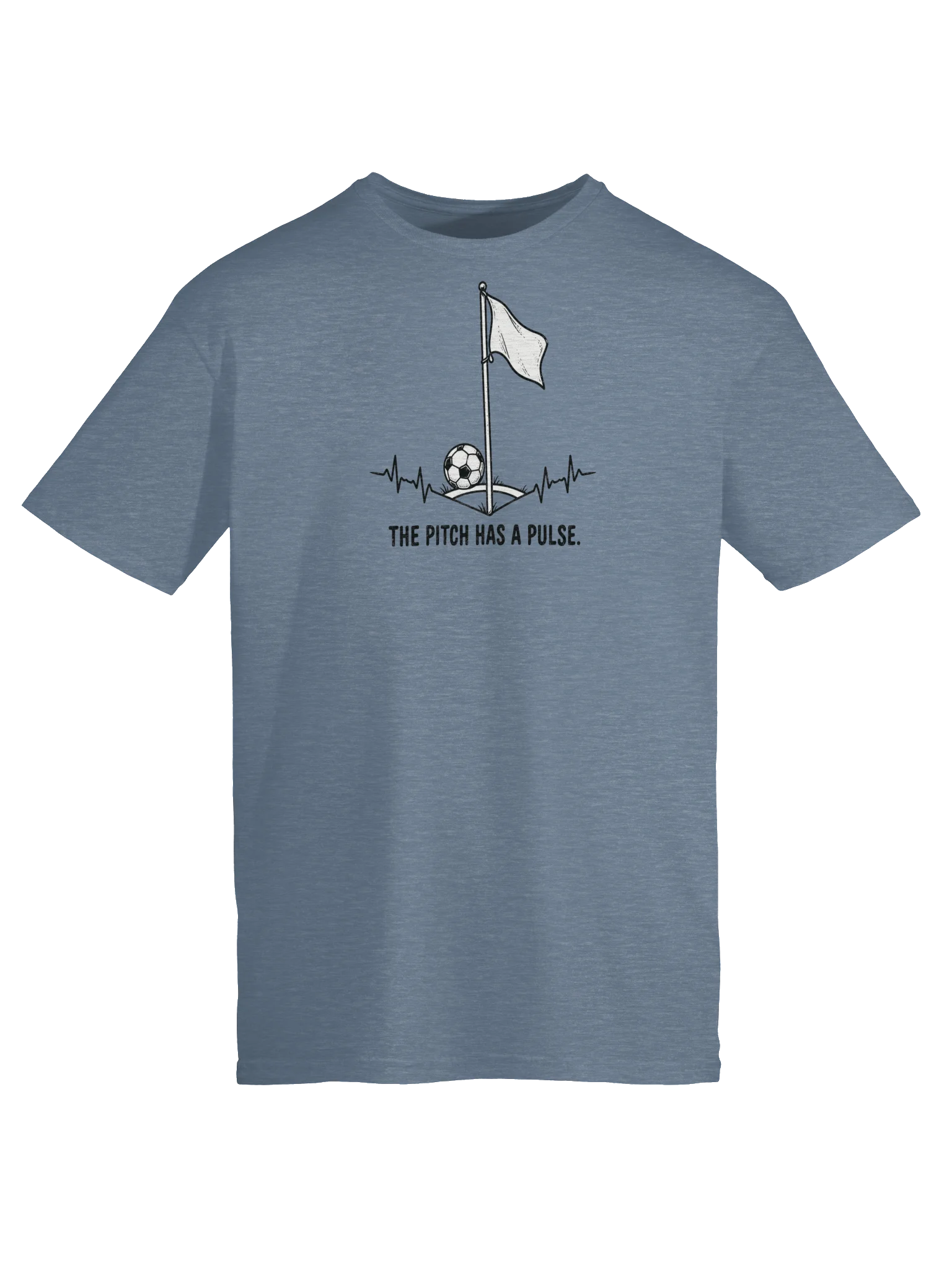 The Pitch Has a Pulse Soccer Tee product image (5)