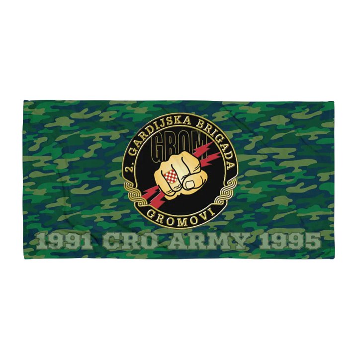Grom 2.Brigada Cro Army Ručnik Za Plažu product image (1)