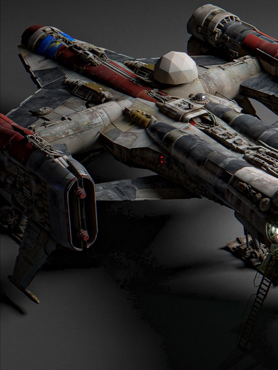 3D Model - Spaceship - Bounty Hunter Ship (Freelance License) product image (7)