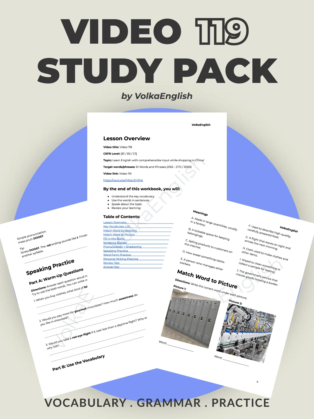 Video 119 Study Pack product image (1)