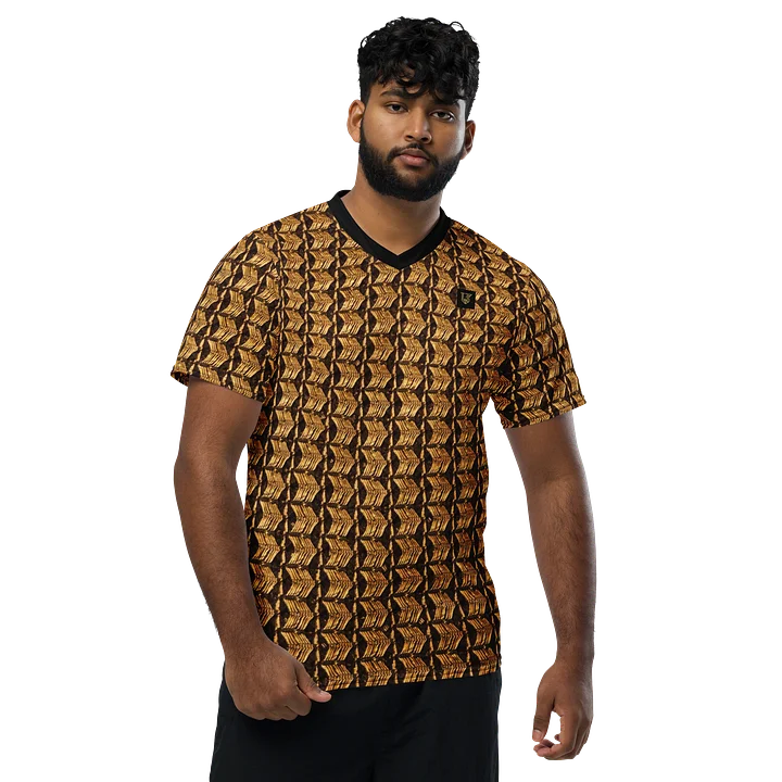 Lafate Store Designer Full Print Shirt Bronze Metal product image (1)