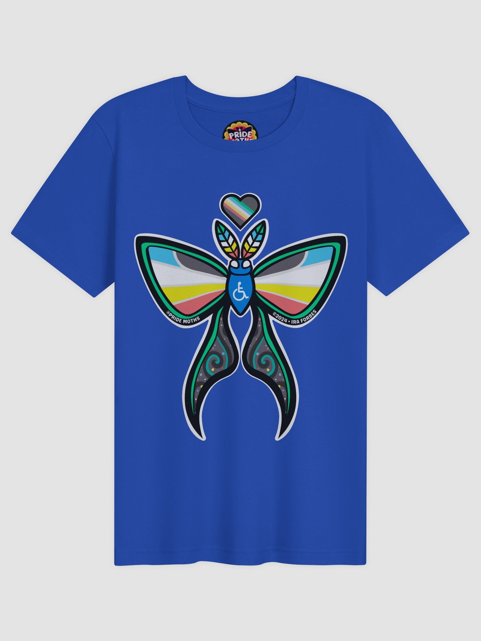 № 10 | DISABILITY PRIDE MOTH | GRAPHIC TEE | T-SHIRT product image (1)