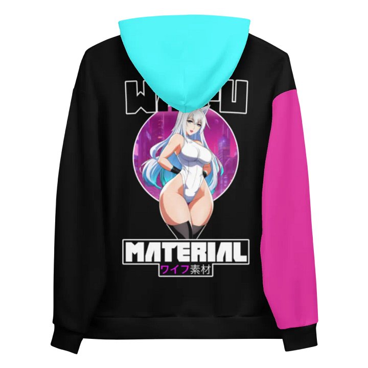 Waifu Material - Hoodie (Black) product image (1)
