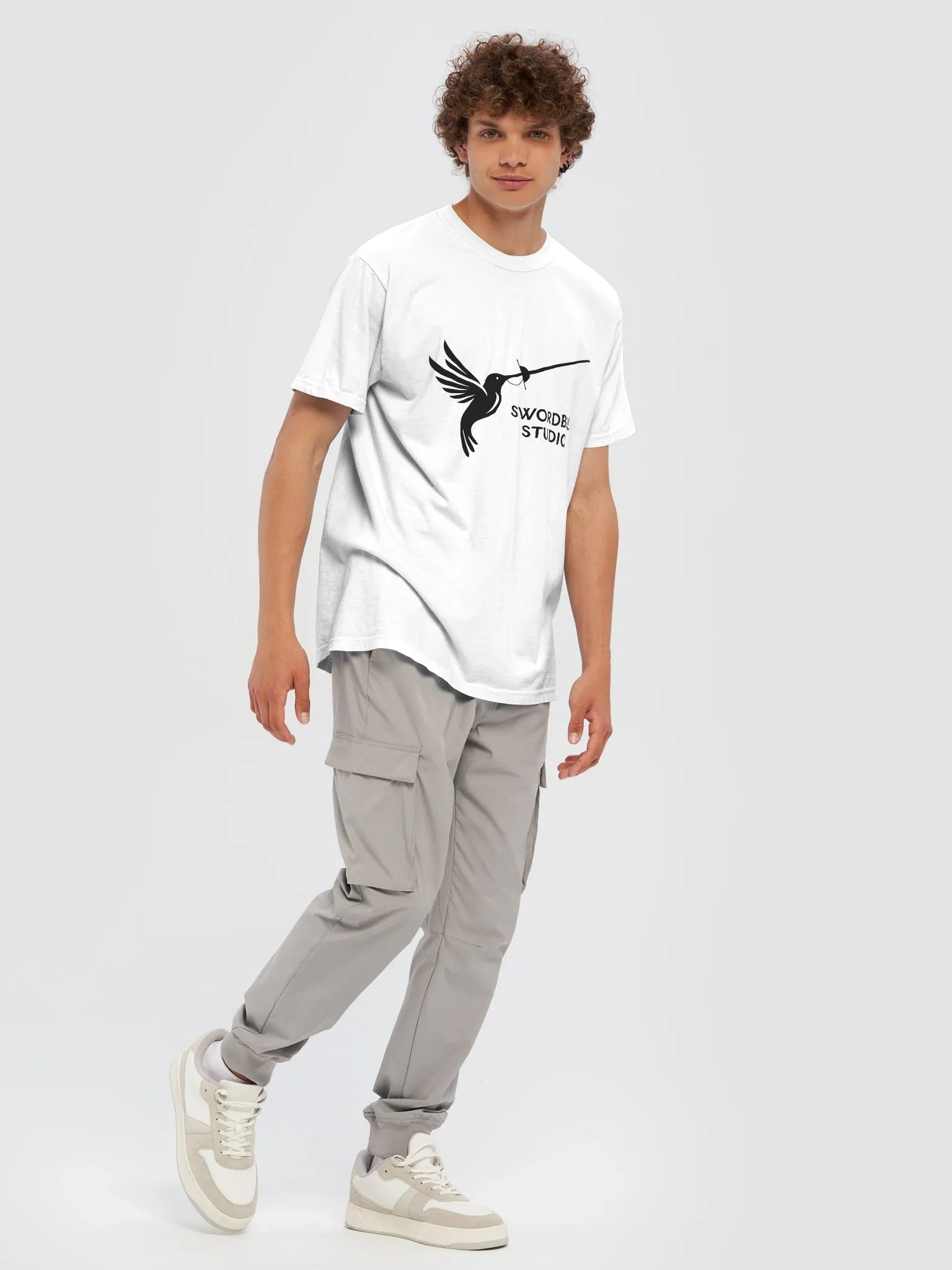 Swordbill White Tee product image (7)